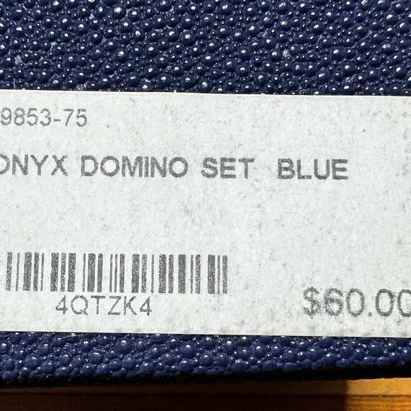 NWT Brouk and Co Luxurious ONYX domino set - Picture 4 of 5